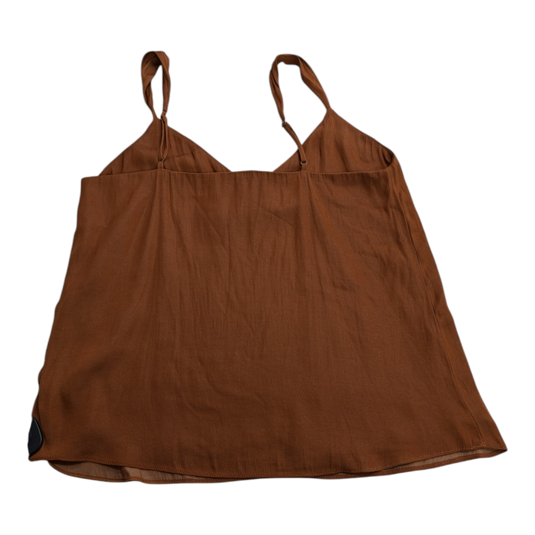 Top Sleeveless By Evereve In Orange, Size: Xs