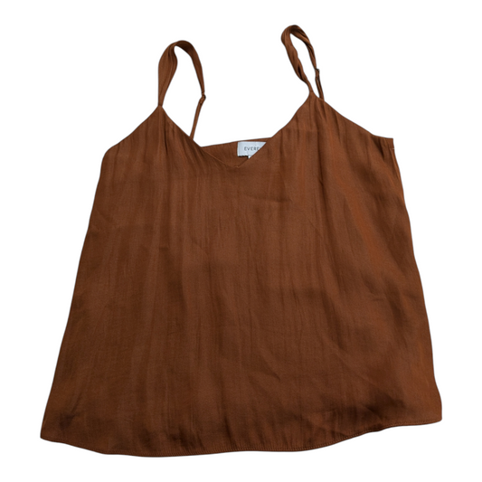 Top Sleeveless By Evereve In Orange, Size: Xs