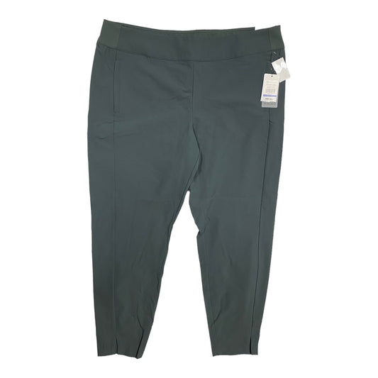 Athletic Pants By Gaiam In Green, Size: Xxl