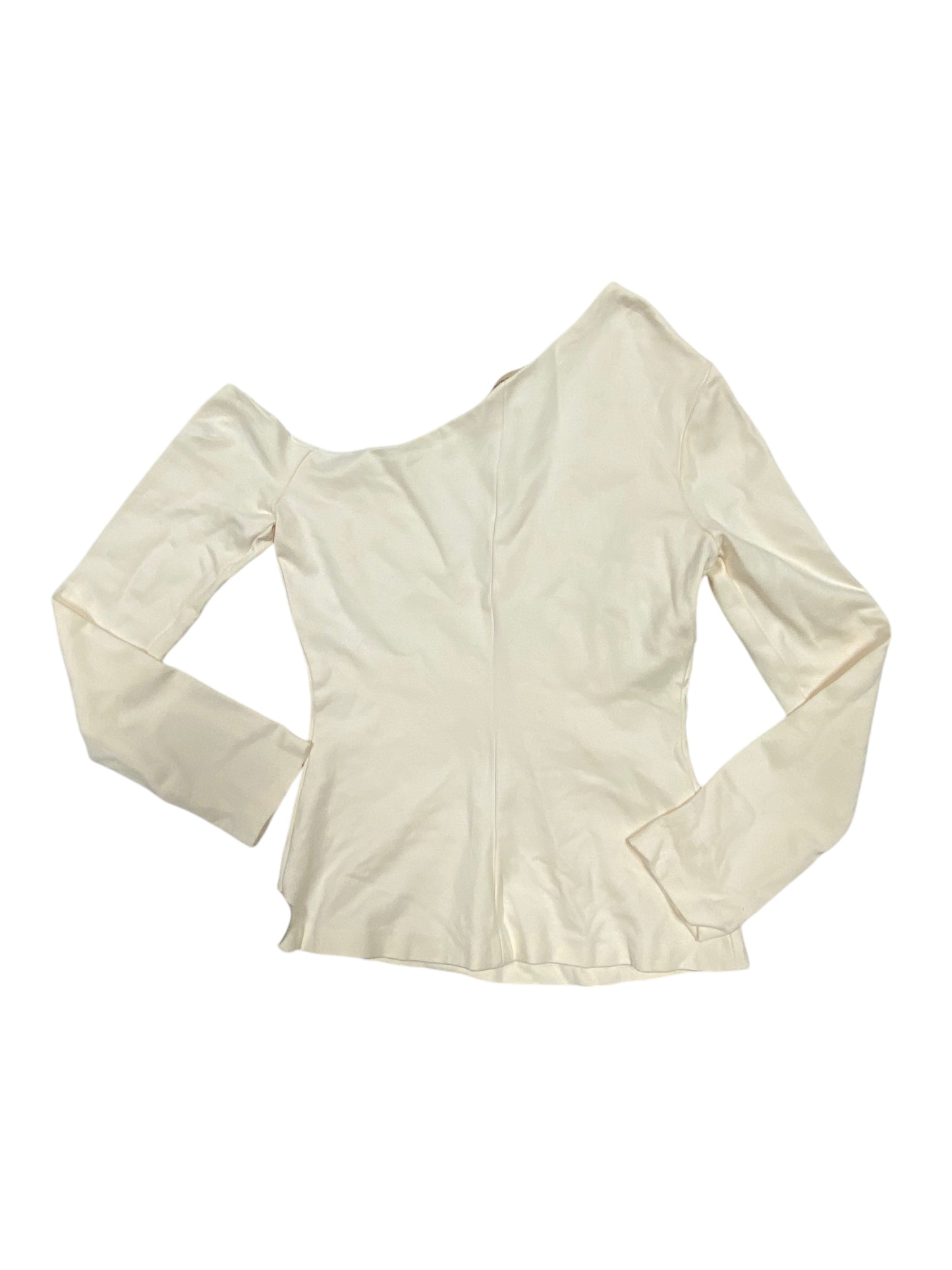 Top Long Sleeve Designer By L Agence In Ivory, Size: S