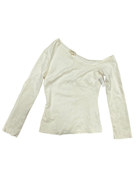 Top Long Sleeve Designer By L Agence In Ivory, Size: S