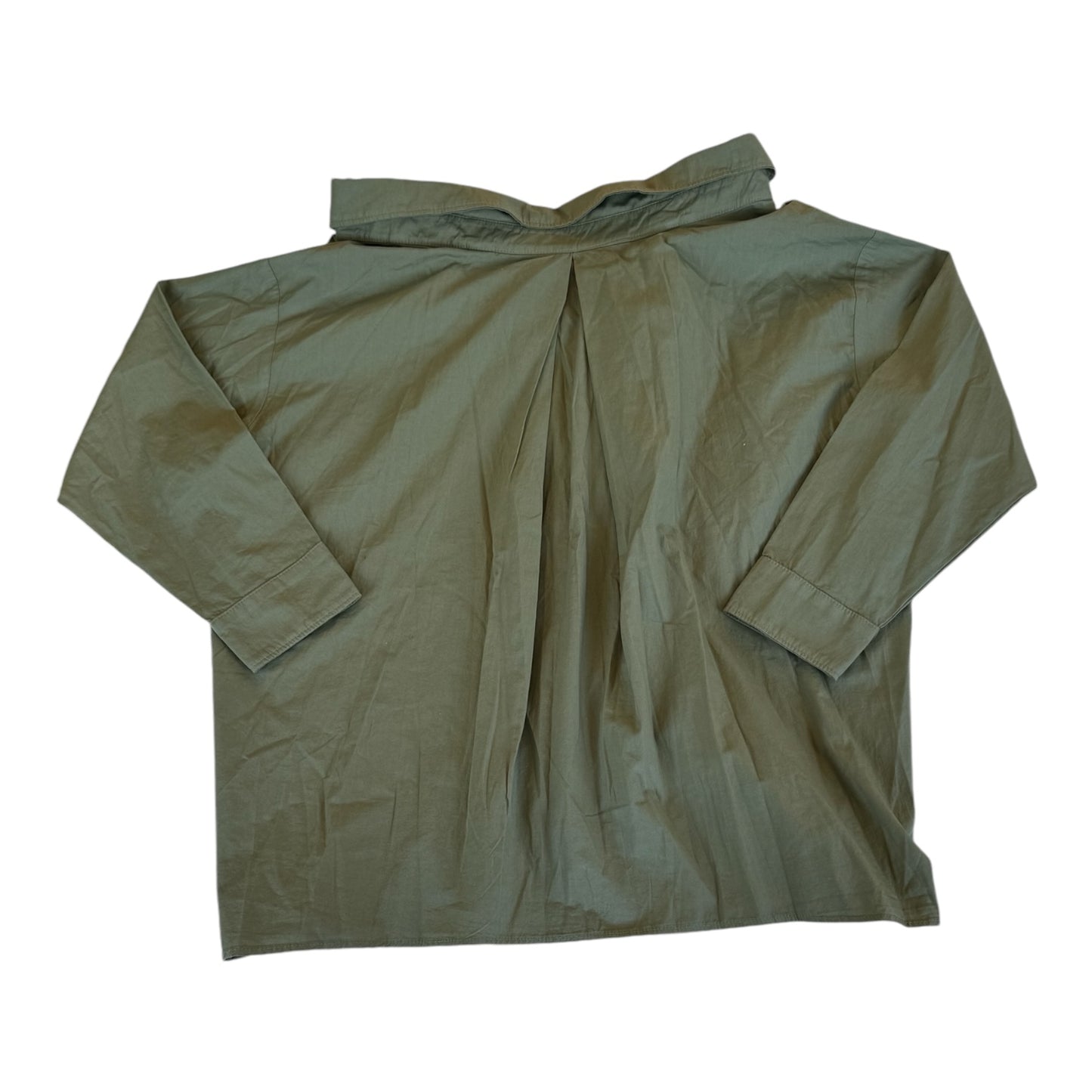 Top Long Sleeve By MONROW In Green, Size: S