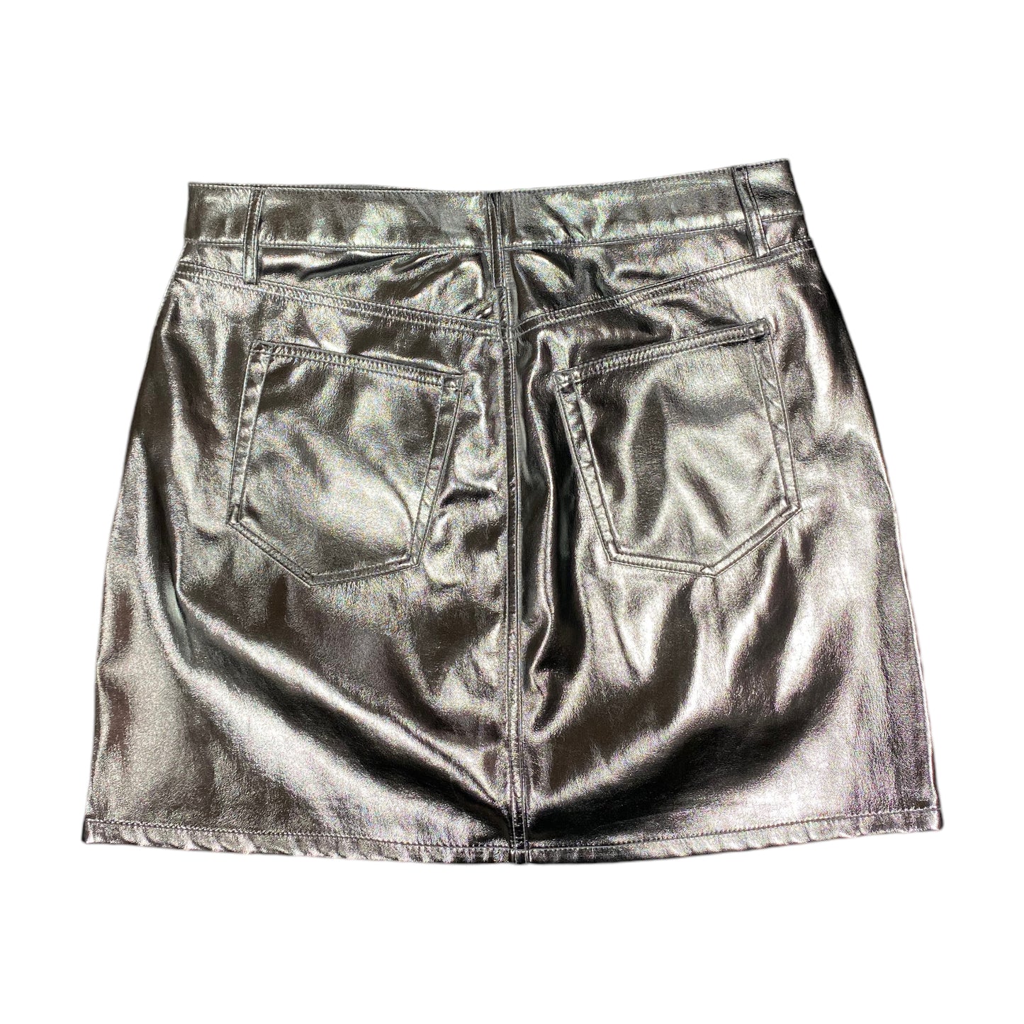 Skirt Mini & Short By Loft In Silver, Size: 8