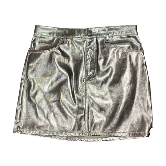 Skirt Mini & Short By Loft In Silver, Size: 8