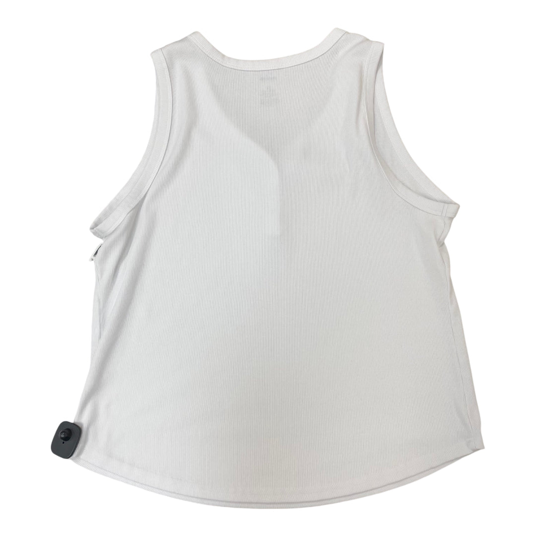 Top Sleeveless Basic By Sonoma In White, Size: 3x