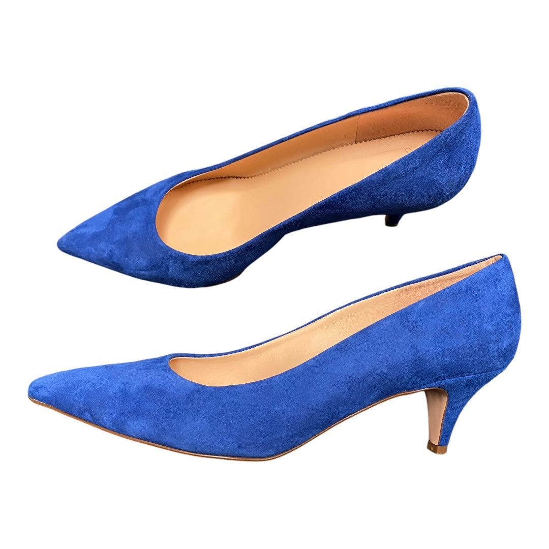 Shoes Heels Kitten By J. Crew In Blue, Size: 10