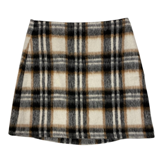 Skirt Mini & Short By Loft In Black & Brown, Size: 8