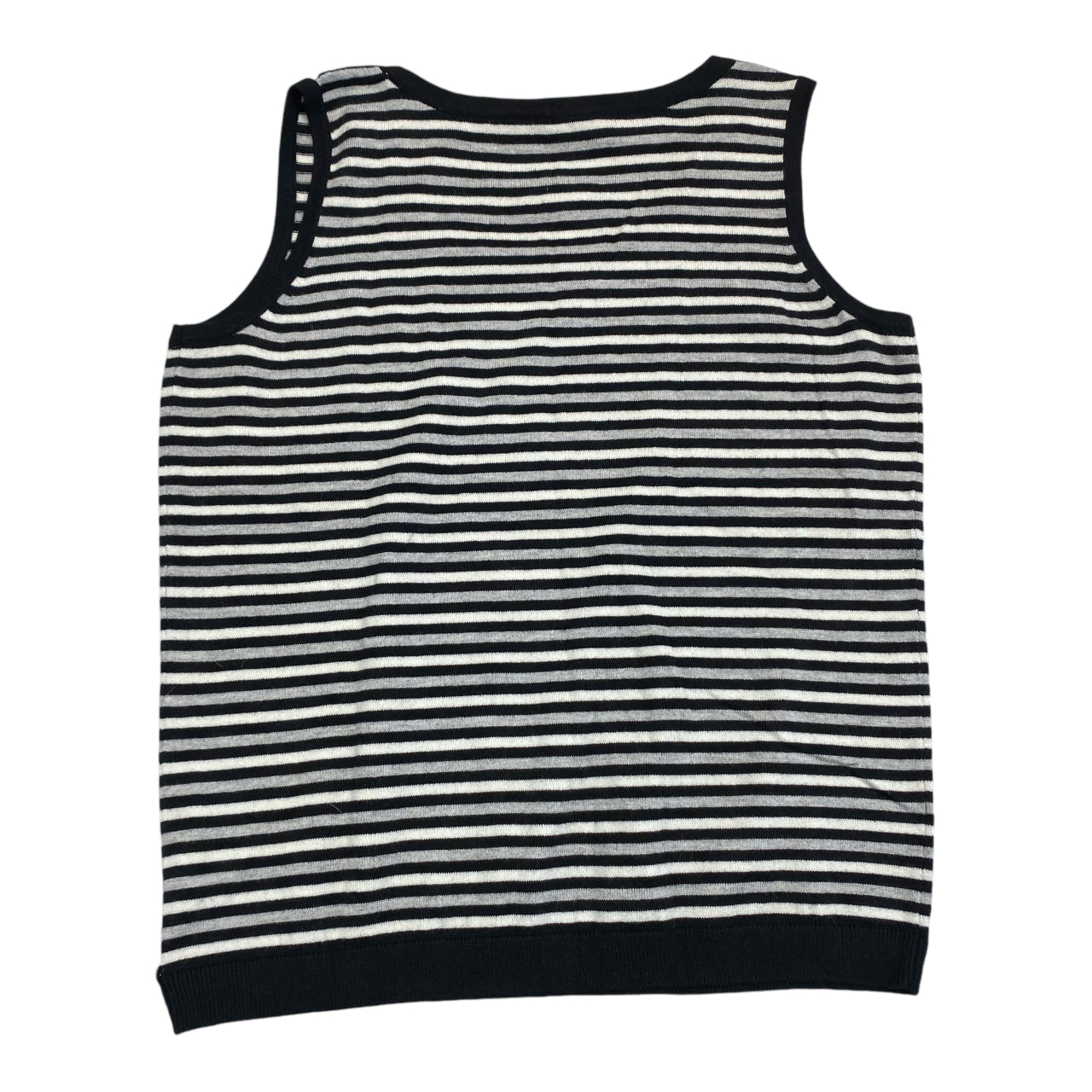 Top Sleeveless By Talbots In Striped Pattern, Size: 1x