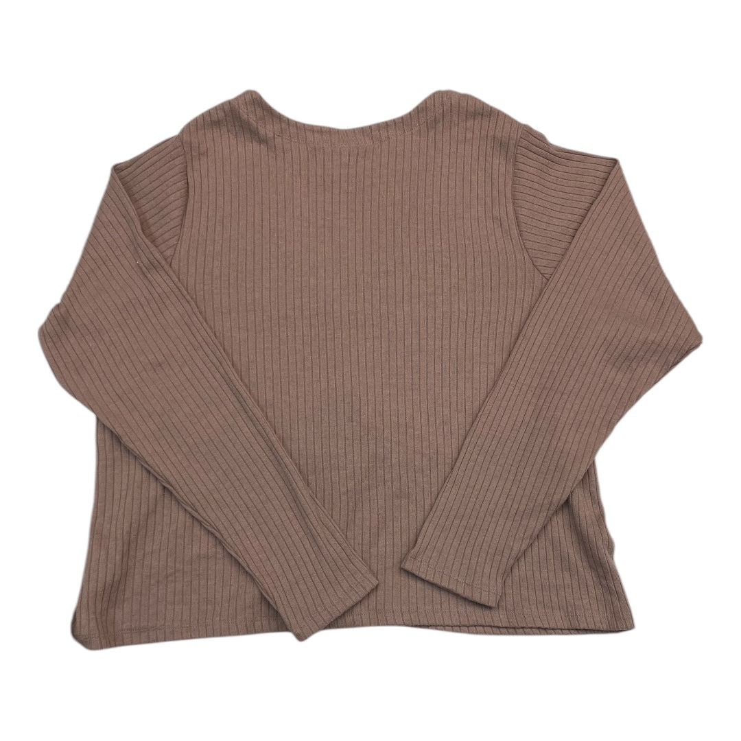 Sweater Cardigan By Old Navy In Taupe, Size: Xxl