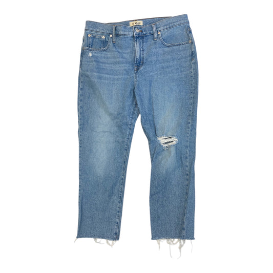 Jeans Straight By Madewell In Blue Denim, Size: 14p