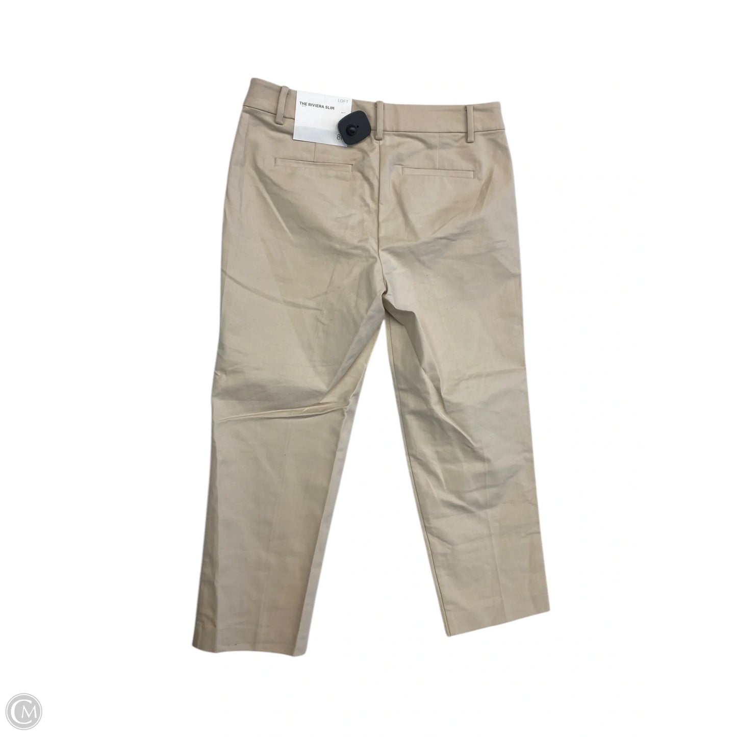 Pants Cropped By Loft In Tan, Size: 8p