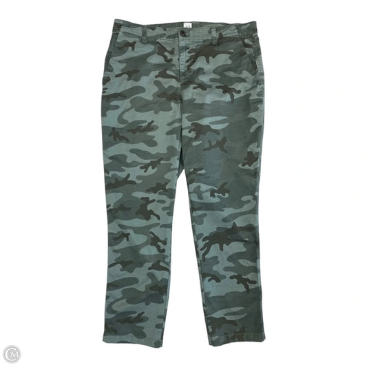 Pants Cropped By Gap In Camouflage Print, Size: 12