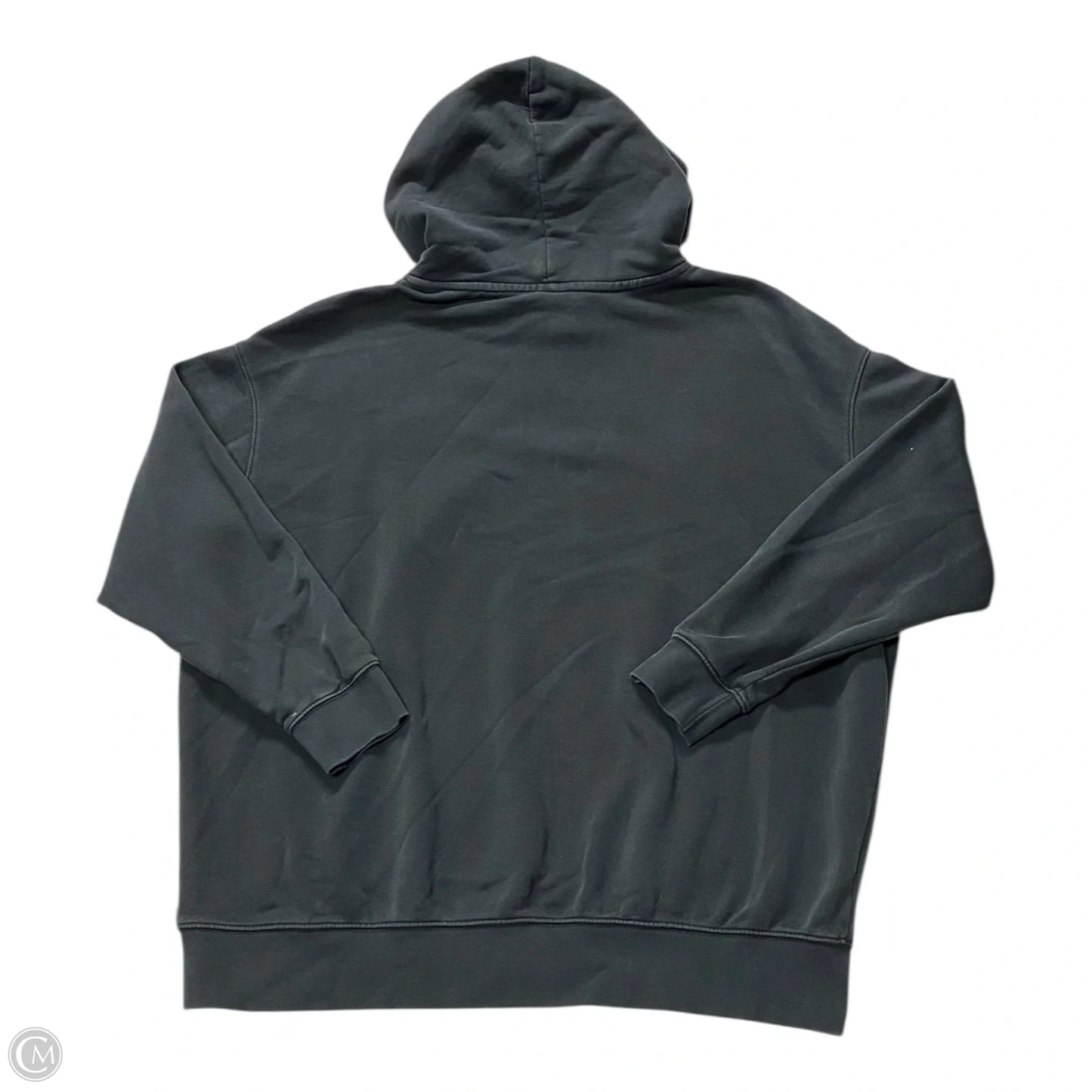 Athletic Sweatshirt Hoodie By Nike In Black, Size: L