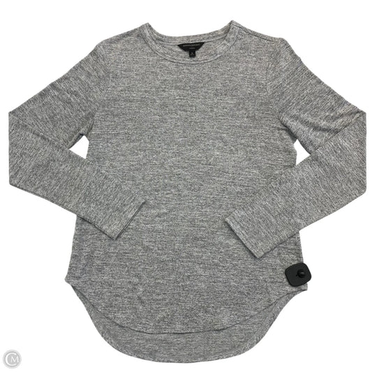 Top Long Sleeve By Banana Republic In Grey, Size: M