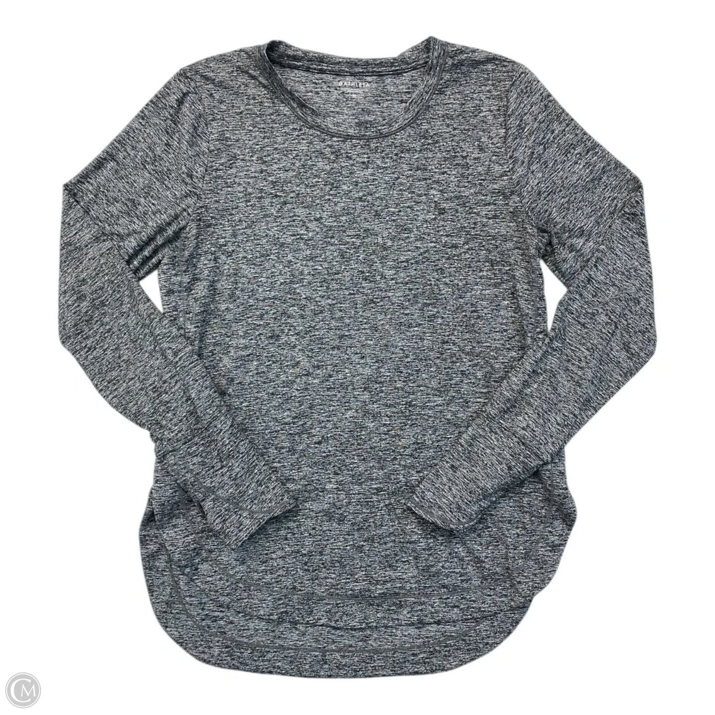 Athletic Top Long Sleeve Crewneck By Athleta In Grey, Size: M