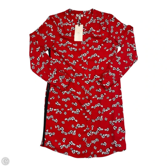 Dress Casual Midi By Lila Rose In Red & White, Size: 4