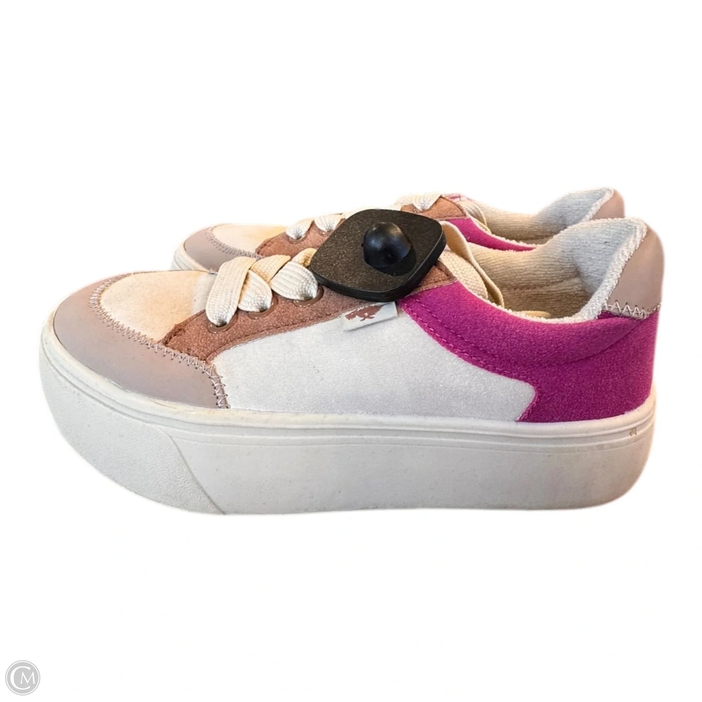 Shoes Sneakers Platform By Rocket Dogs In Pink & Tan, Size: 6.5