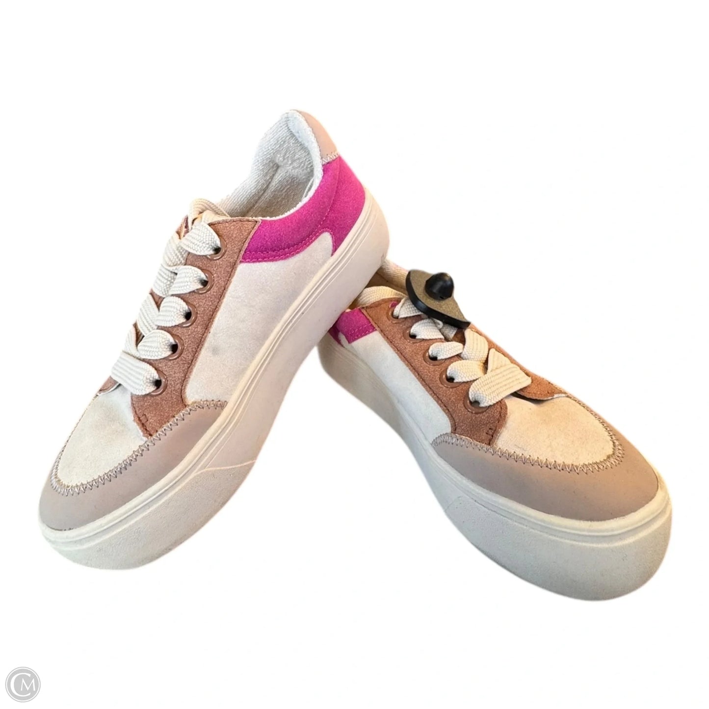 Shoes Sneakers Platform By Rocket Dogs In Pink & Tan, Size: 6.5