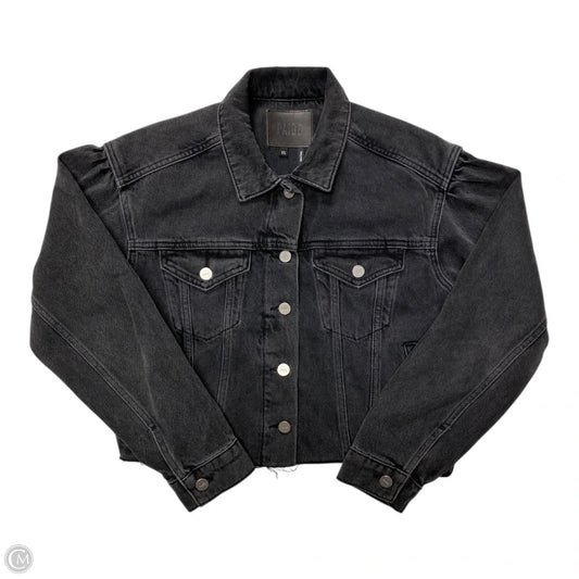 Jacket Denim By Paige In Grey, Size: Xs