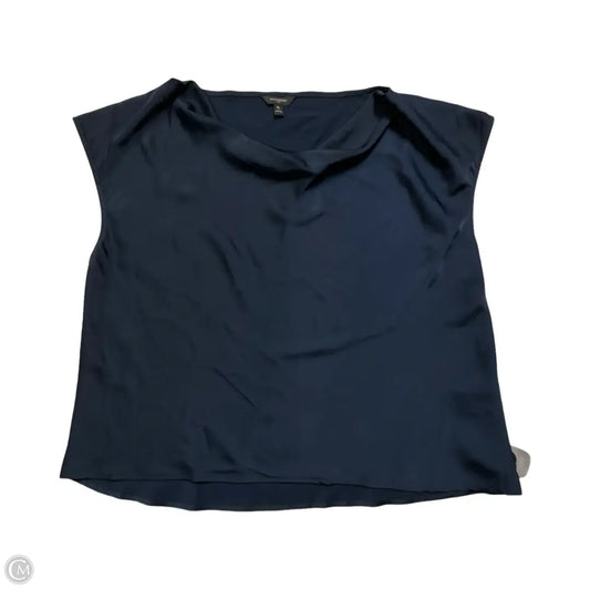 Top Sleeveless By Banana Republic In Navy, Size: Xl