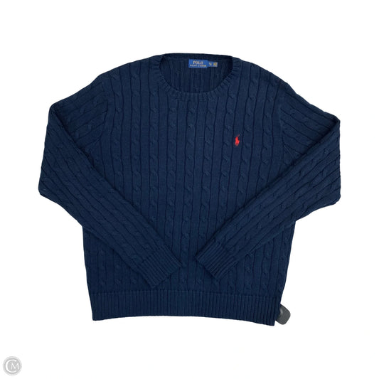 Sweater By Polo Ralph Lauren In Navy, Size: Xl