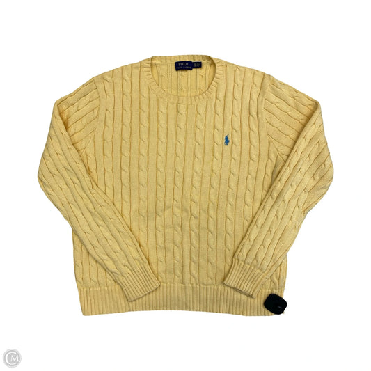 Sweater By Polo Ralph Lauren In Yellow, Size: Xl