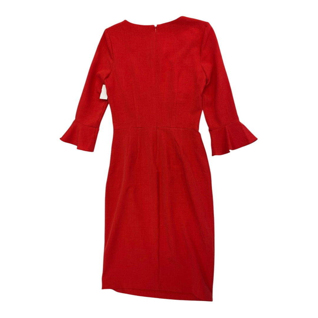 Dress Party Midi By Long Tall Sally In Red, Size:6
