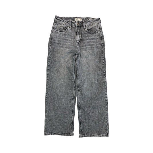 Jeans Wide Leg By Oat In Black Denim, Size:6