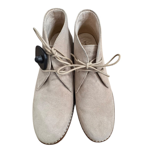 Boots Ankle Flats By Hush Puppies In Tan, Size:10