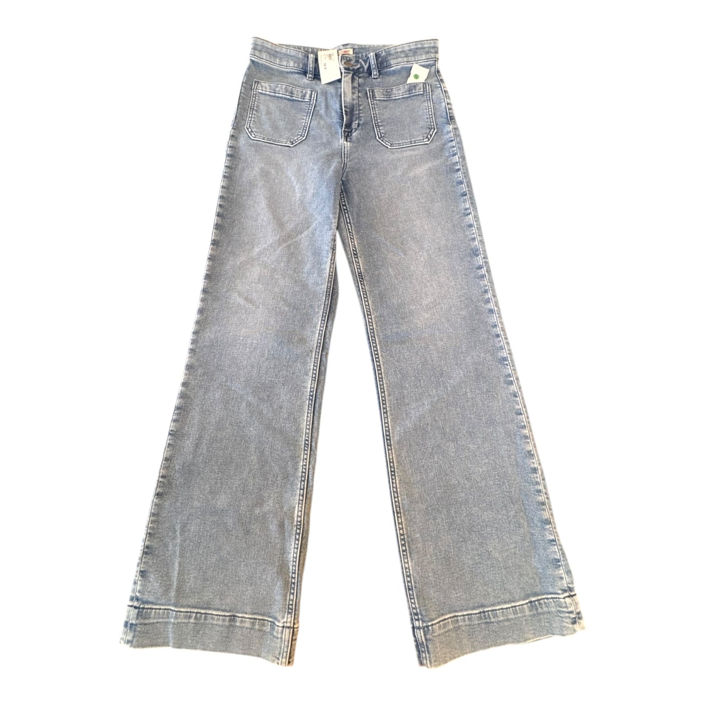 Jeans Wide Leg By Faherty In Blue Denim, Size:12