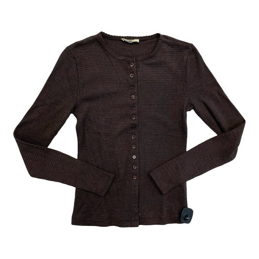 Sweater Cardigan By Madewell In Brown, Size:S