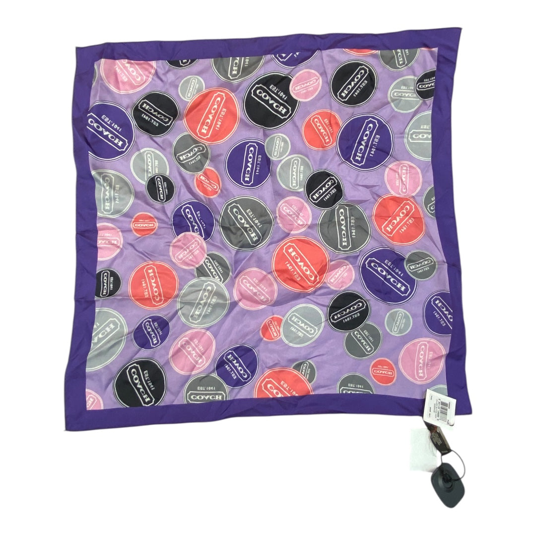 Scarf Designer By Coach In Multi