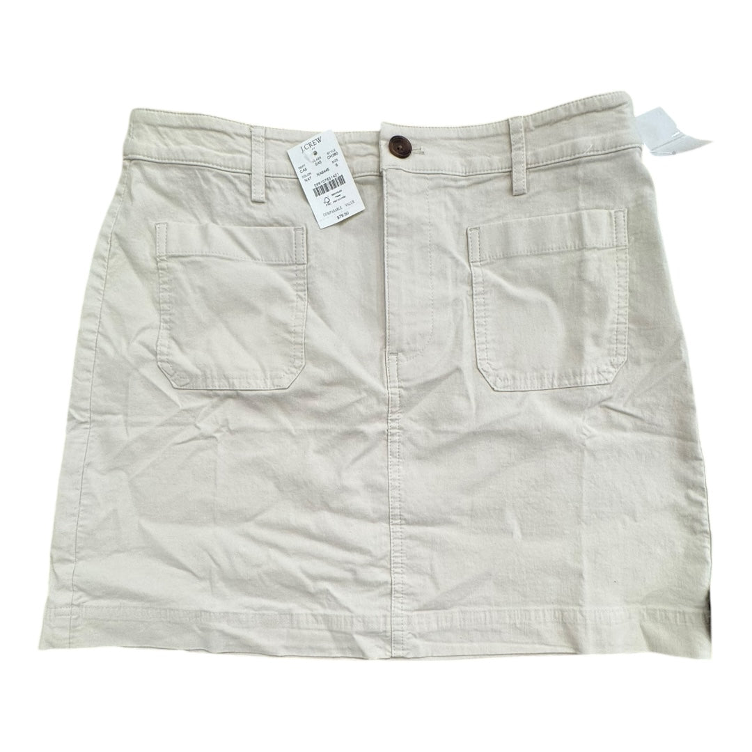 Skirt Mini & Short By J. Crew In Tan, Size:6
