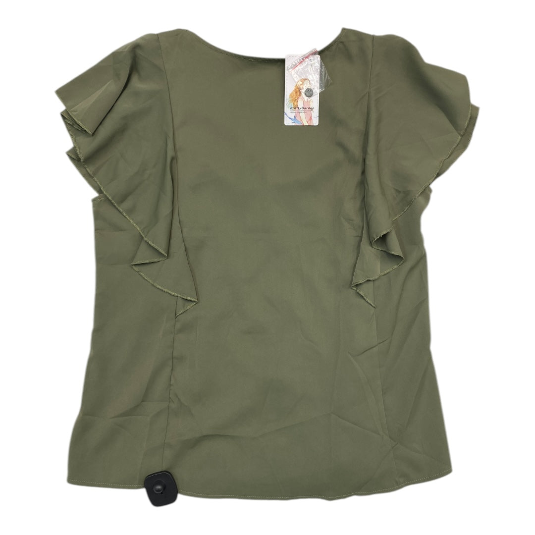 Top Sleeveless By pretty garden In Green, Size: L