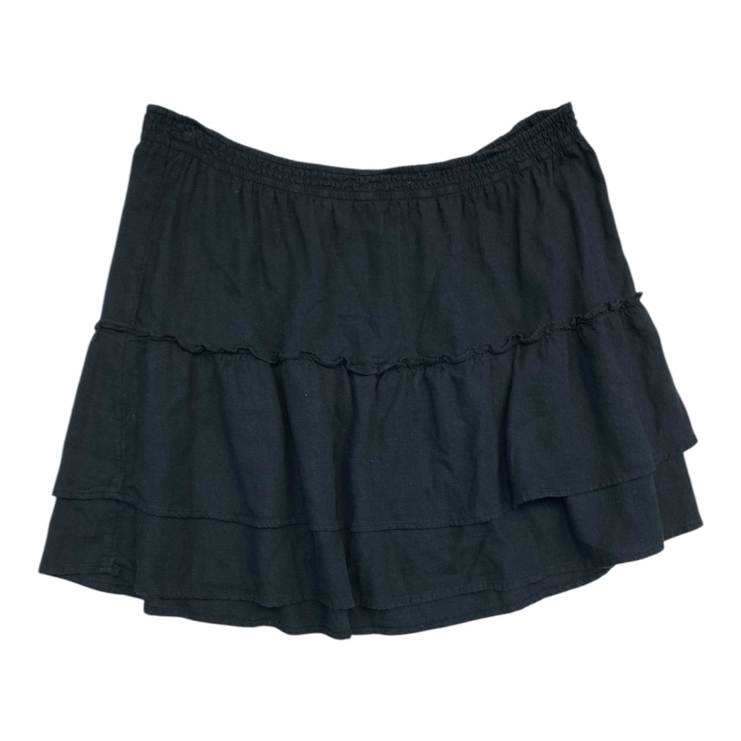 Skirt Mini & Short By Abercrombie And Fitch In Black, Size: Xl