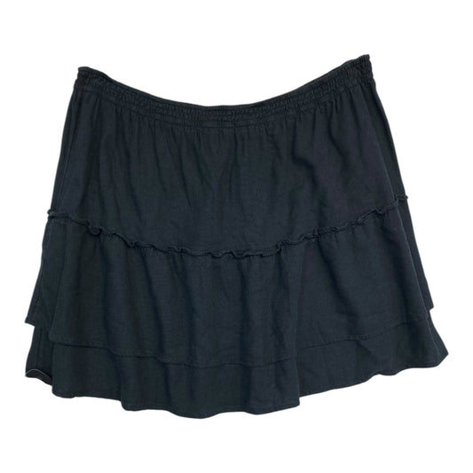 Skirt Mini & Short By Abercrombie And Fitch In Black, Size: Xl