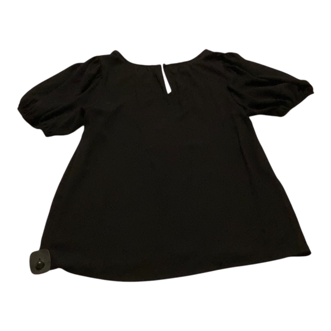 Top Short Sleeve By Lc Lauren Conrad In Black, Size: S