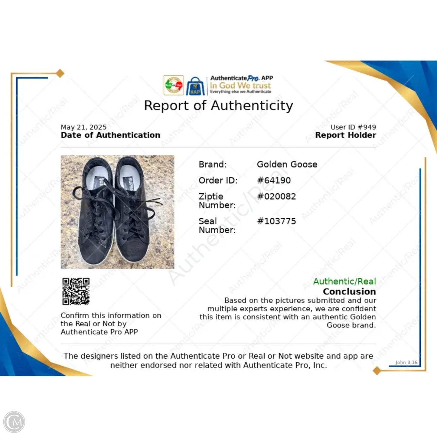 Shoes Luxury Designer By Golden Goose In Black, Size: 6