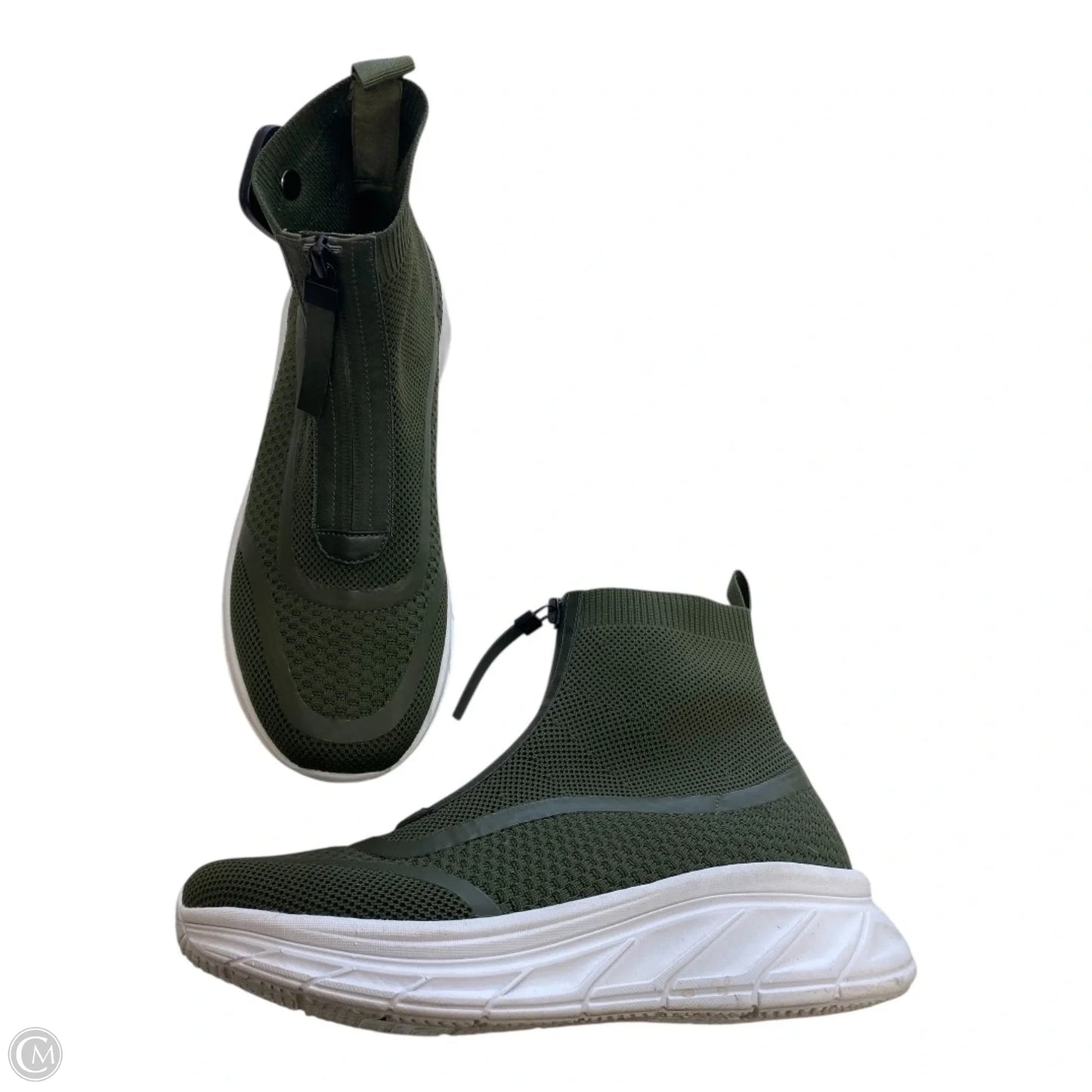 Shoes Sneakers By J Slides In Green, Size: 9