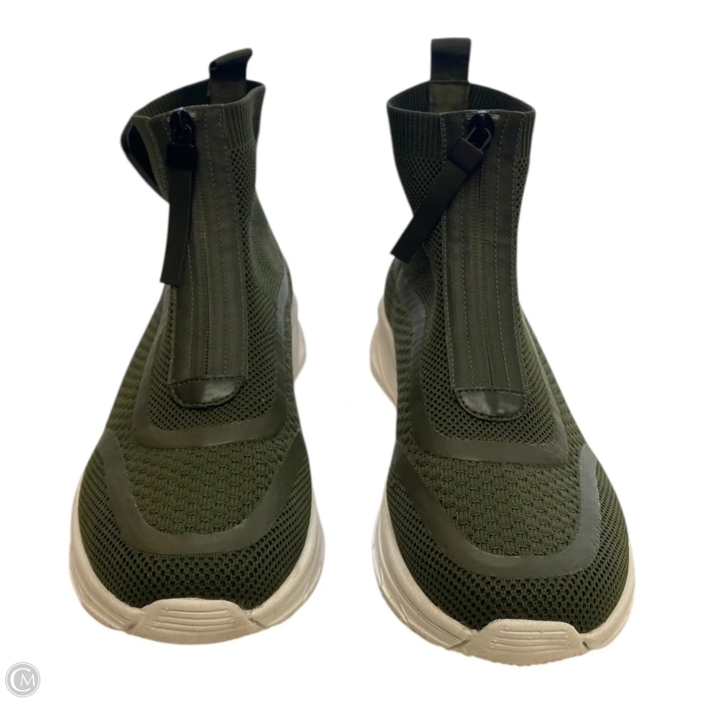 Shoes Sneakers By J Slides In Green, Size: 9