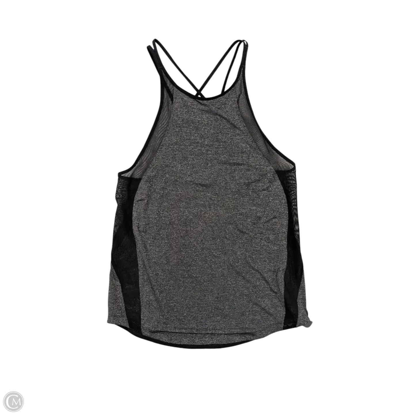 Athletic Tank Top By Lululemon In Black & Grey, Size: S