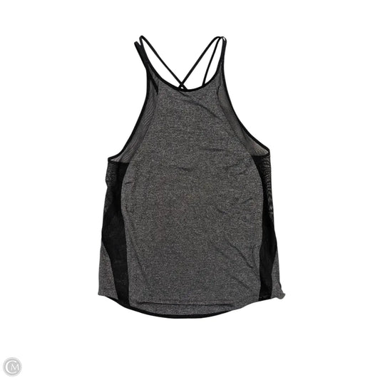Athletic Tank Top By Lululemon In Black & Grey, Size: S