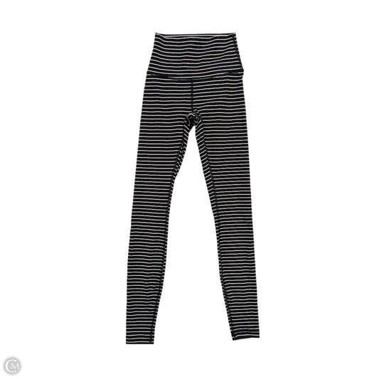 Athletic Leggings By Lululemon In Striped Pattern, Size: 2