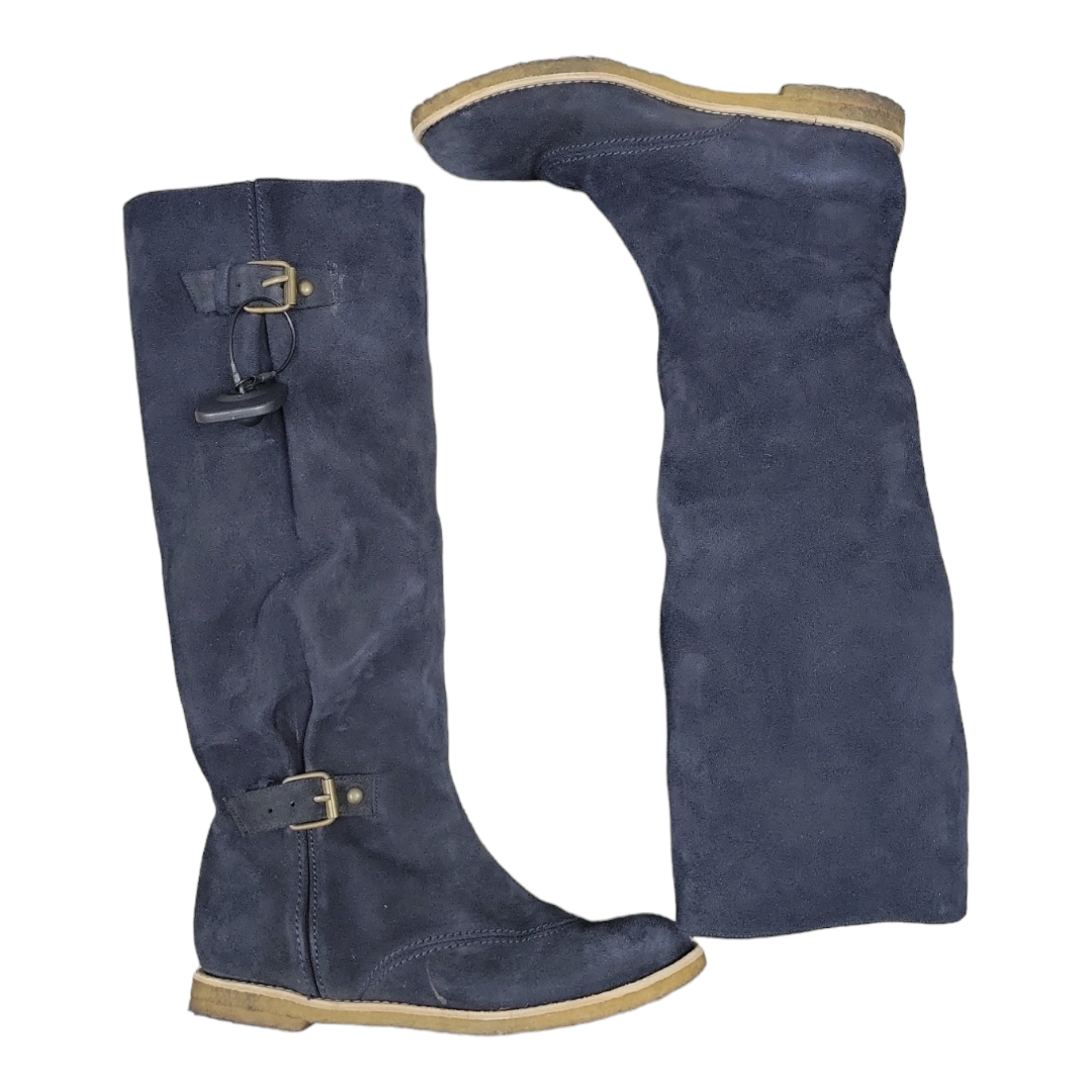 Boots Designer By TE CASAN In Navy, Size: 7