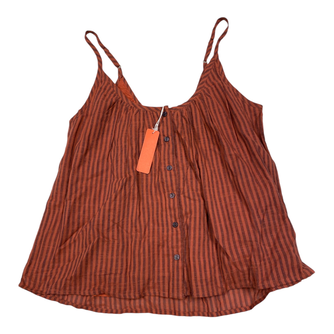 Top Sleeveless By Sundry In Striped Pattern, Size: S