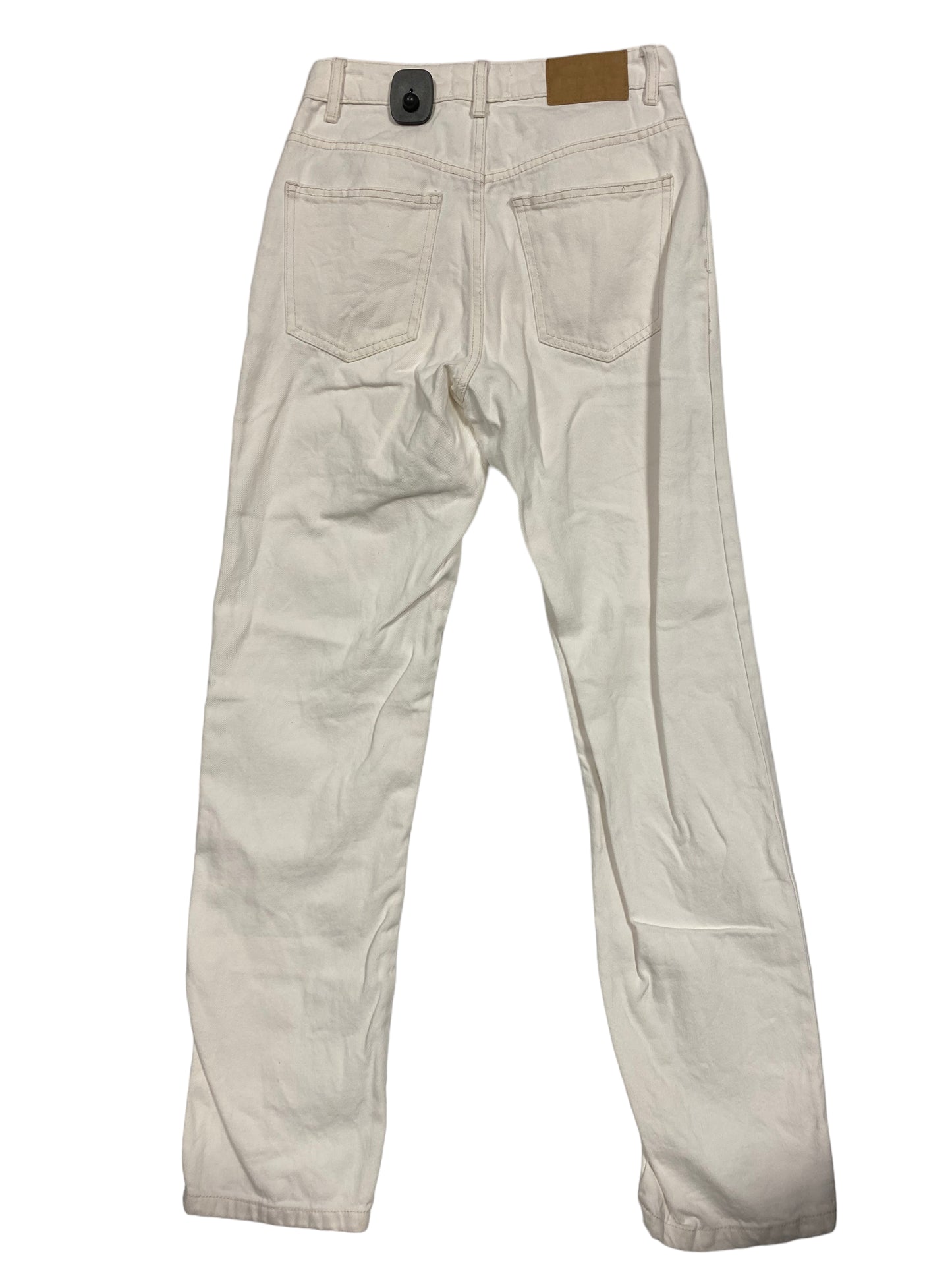 White Denim Jeans Straight Cotton On, Size 4