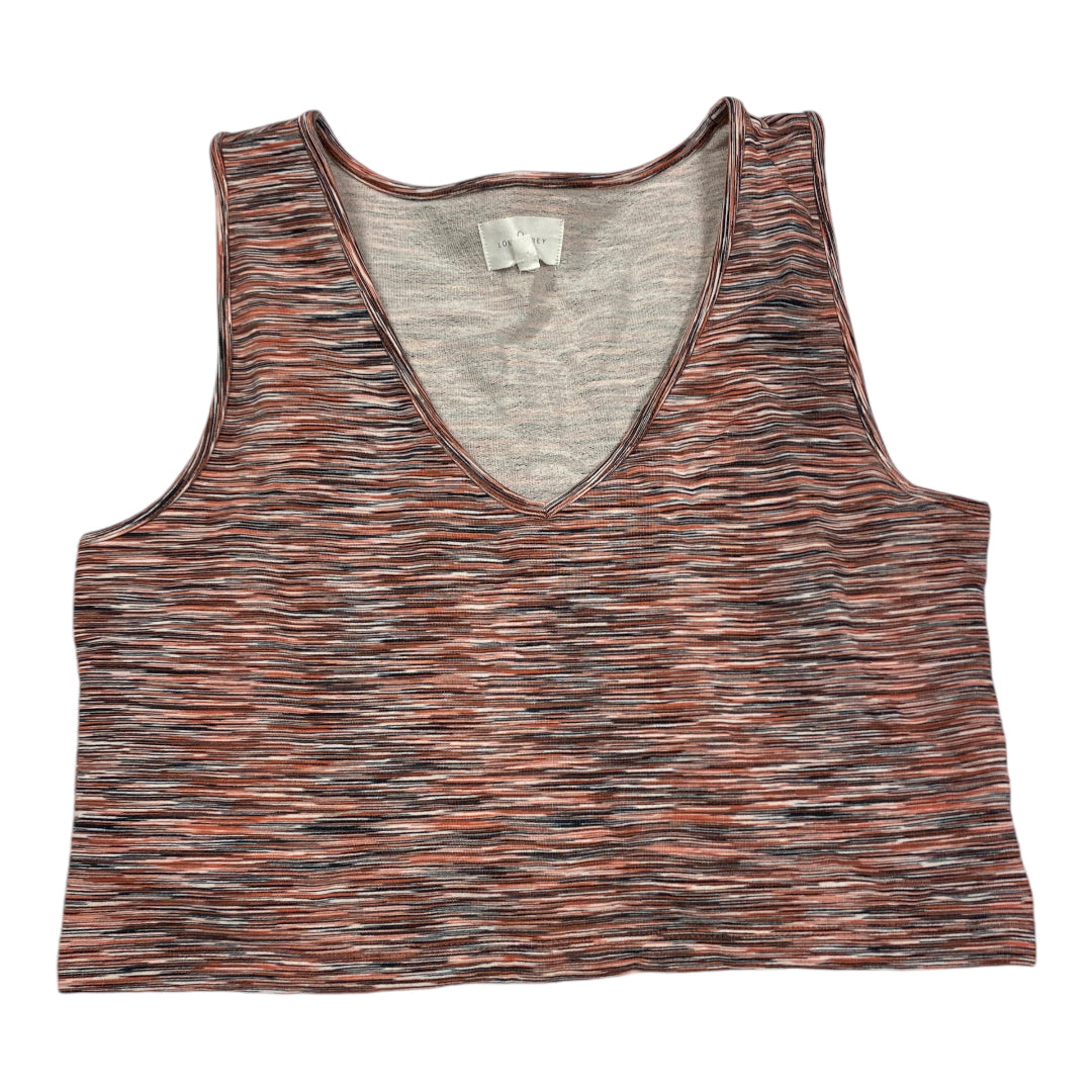 Top Sleeveless By Lou And Grey In Multi-colored, Size: L