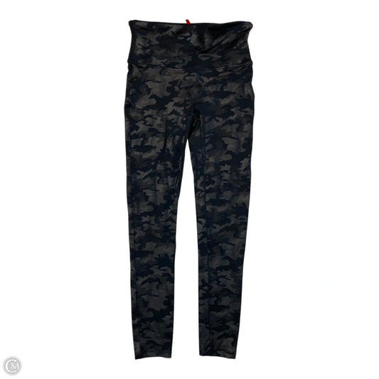 Athletic Leggings By Spanx In Camouflage Print, Size: M