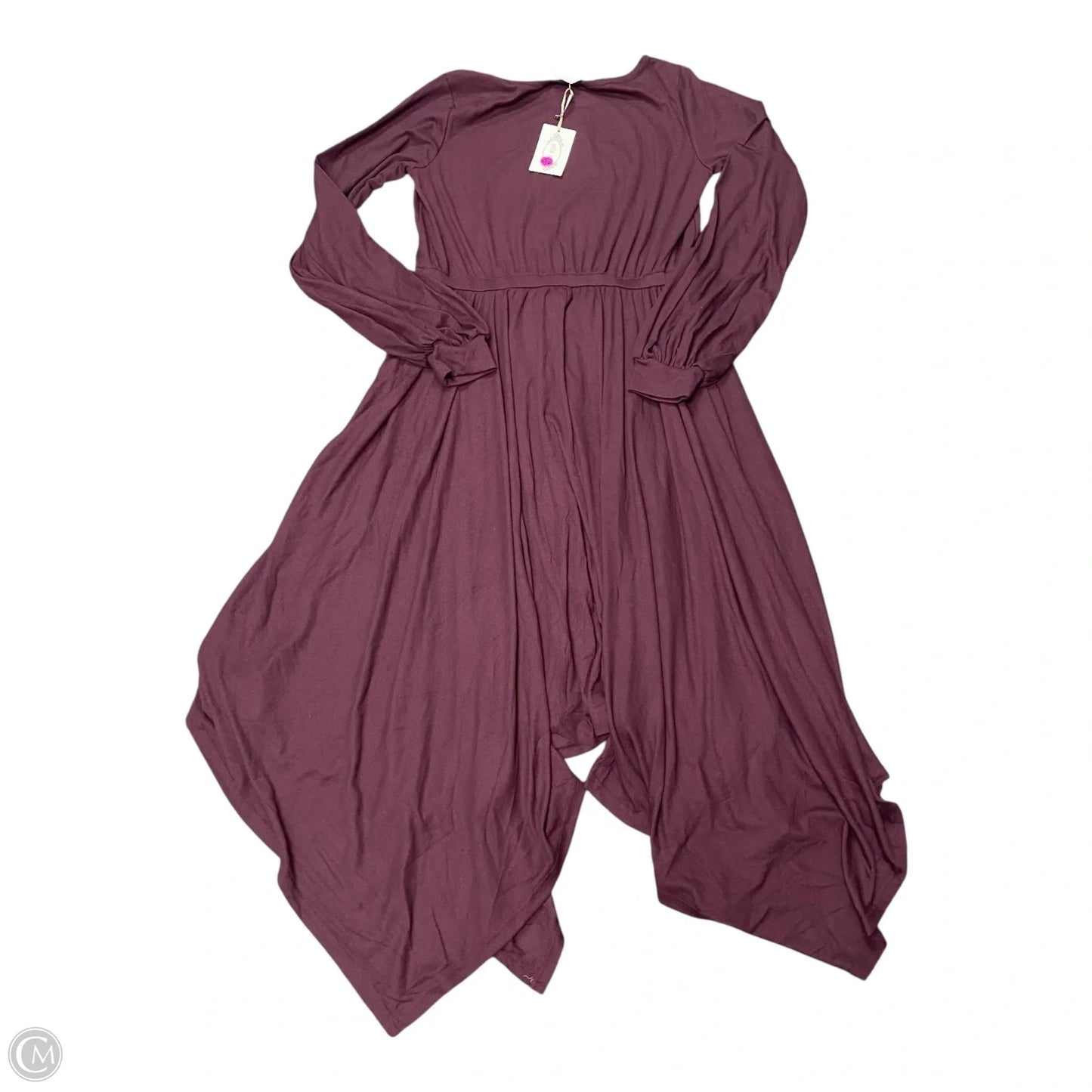 Dress Party Long By Clothes Mentor In Maroon, Size: L
