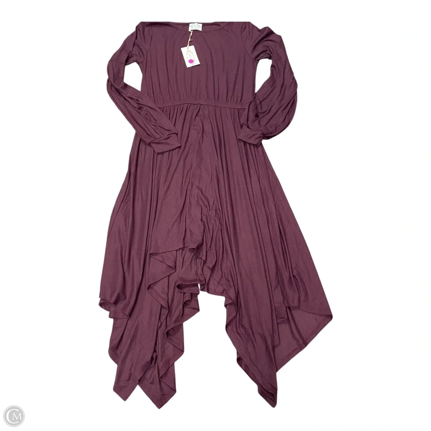 Dress Party Long By Clothes Mentor In Maroon, Size: L